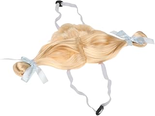 CIYODO 1pc Pet Dog Wig Headband Wig Hat Costumes Hair Toppers Wigs Small Dog Costume Witch Costume for Woman Dog Hair Accessories Wig for Puppy Wig for Dog Pet Wig Kitten Halloween P Silk