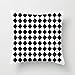 PPMP Taie d'oreiller Impression géométrique Gris Nordique Housse d'écharpe carrée Housse de décoration taie d'oreiller Housse de Coussin A25 45x45cm