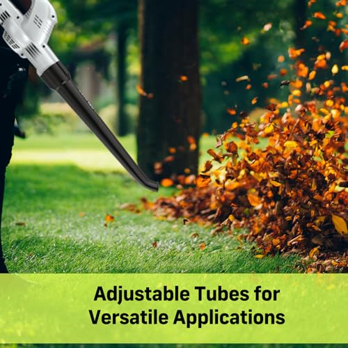 Narbell Leaf Blower Cordless 20V, 320CFM 145MPH Electric Leaf Blower with Batterie & Charger, Battery Powered Leaf Blower (1x 2Ah Battery and Charger)