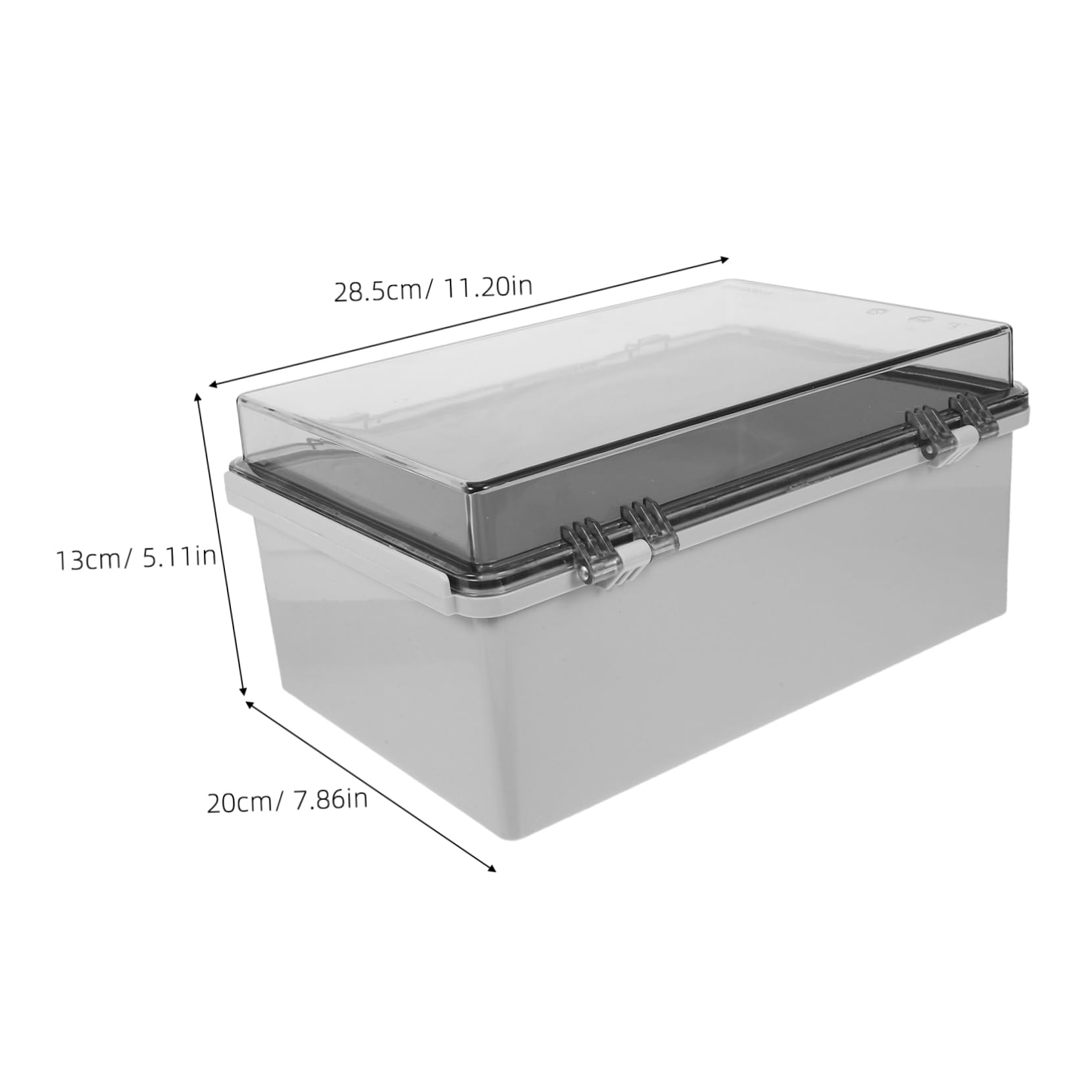 Caja de Conexiones Exterior Ip67 de Abs con Placa de Montaje | Carcasa Estanca y Antipolvo, Terminales de Tornillo Incluidos, para Proyectos Residenciales E Industriales
