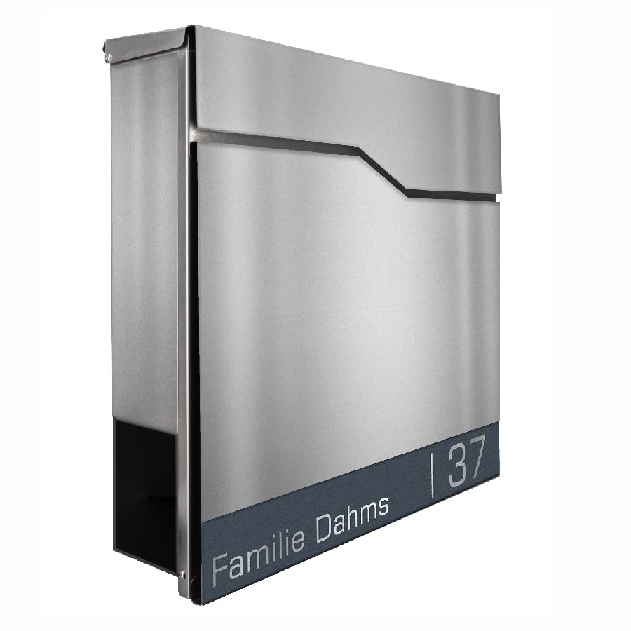 Zalafino Briefkasten mit Beschriftung Namen Hausnummer - RARITÄT –...