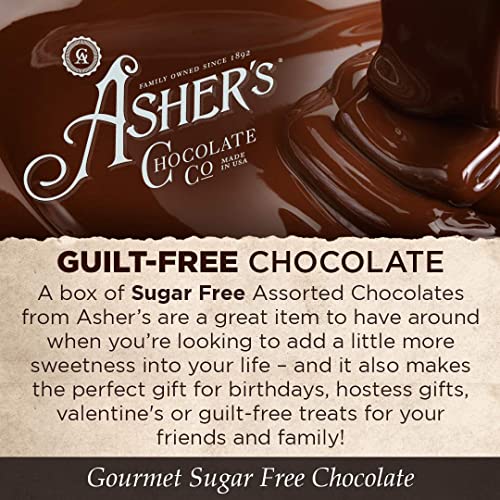 image for Asher's Chocolates Asher's Sugar Free Chocolate Candy Assortment - Kos