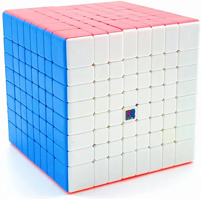 Bokefenuo Moyu Meilong Speed Cube 8x8 Stickerless 70mm Meilong Puzzle 8x8x8 Cube Education Toys Magic Cube