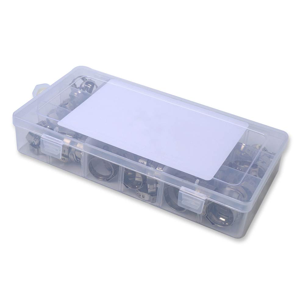 17 mm x 7 mm Stainless Steel Stepless Clamp