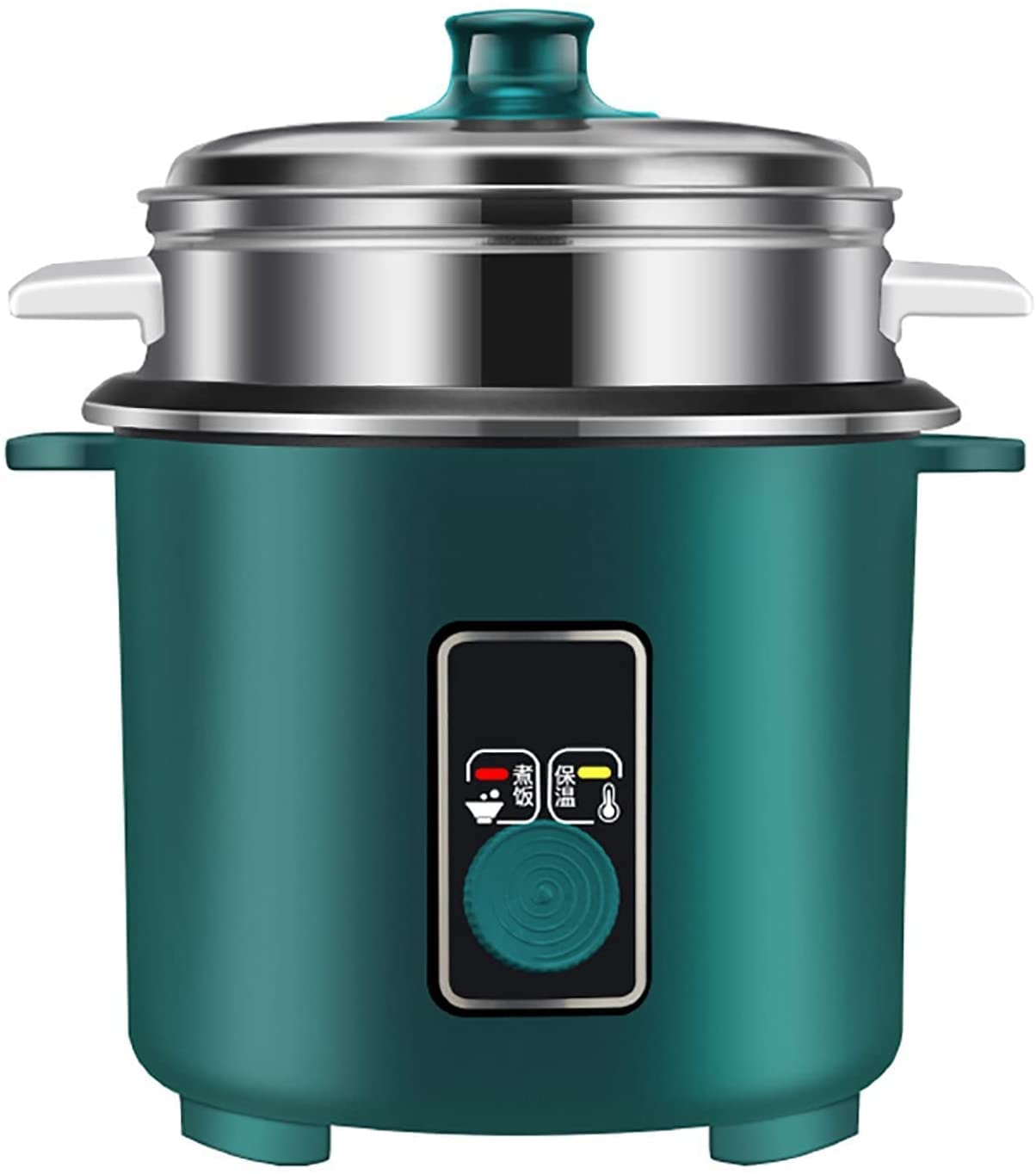 5sssallefaa Rice Cooker with Steamer Non-Stick Inner Pot Intelligent Insulation Make Rice Steam Healthy Food Vegetables for 1-3