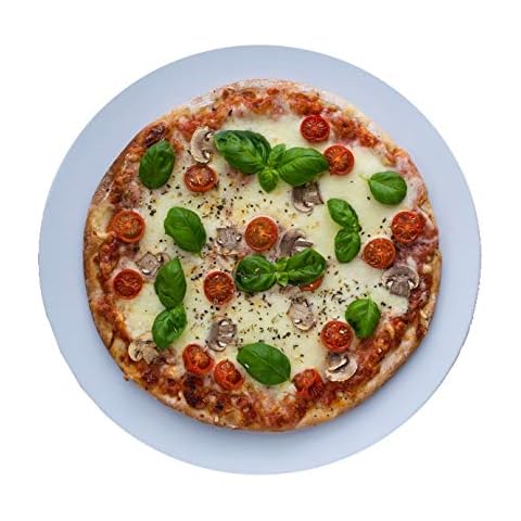 ELIH Porzellan Plato Pizza de Porcelana 34cm Blanco (2 unidades) Cover