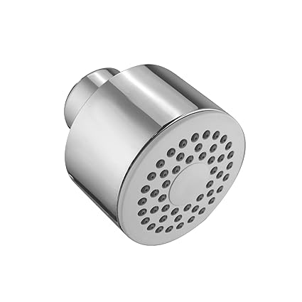 Vaalve Lotus Overhead Shower Along With Rubit Cleaning System / Round Showerhead / Overhead Shower for Bathroom (Without Arm), Chrome Finish