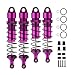 C32708PURPLE Alloy Machined Shock Set (4) for Traxxas 1/8 Sledge Buggy