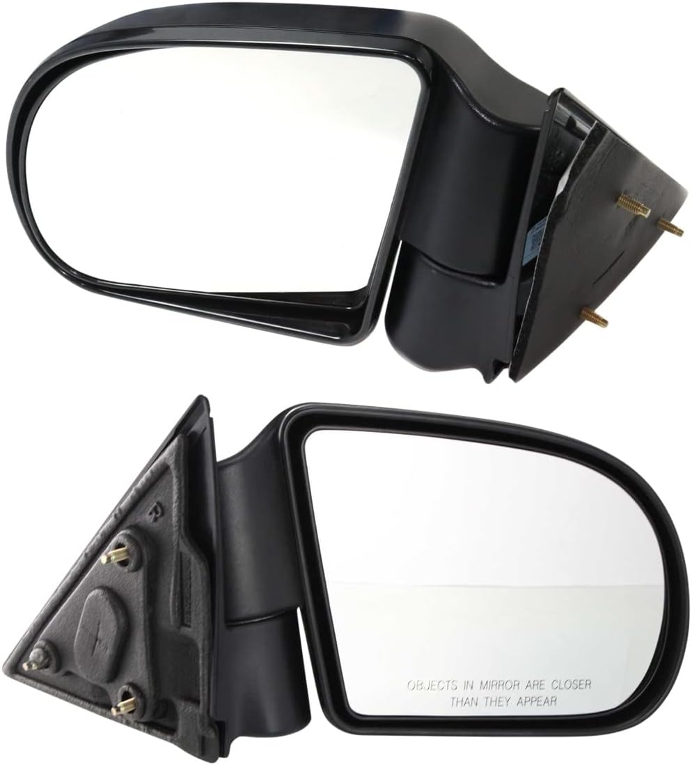 Garage-Pro Driver & Passenger Side Truck Mirrors for Chevrolet S10 GMC Sonoma 1999-2004 Textured