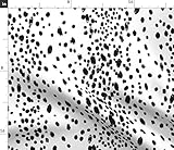 Spoonflower Fabric - Charcoal Dots Black Animal Print Abstract Spots Dalmation Dalmatian Printed on Chiffon Fabric by The Yard - Sewing Fashion Apparel Dresses Home Decor