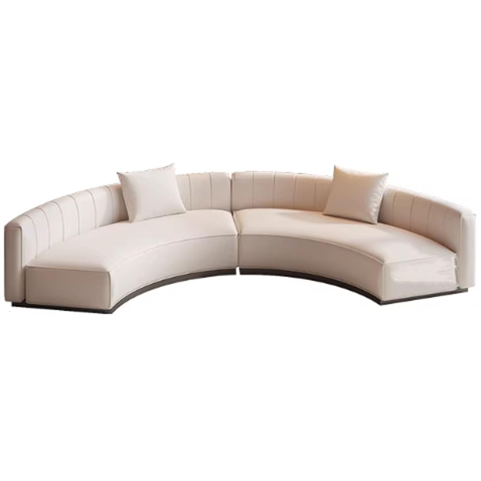 Moderno sofá semicircular, diseño único para oficinas, hoteles, áreas de recepción y áreas de descanso, muebles contemporáneos de lujo