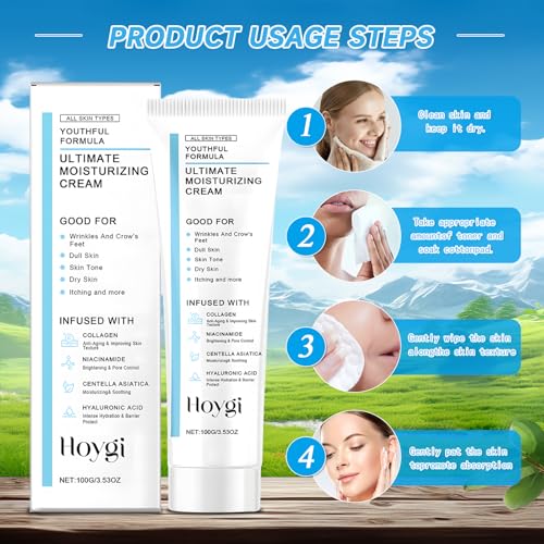 Crema de Centella Asiática,100ml Centella Crema de Gel,Centella Calming Barrier Cream,Skin Care Coreano,Antiedad,Estimula la Producción de Colágeno - imagen 3