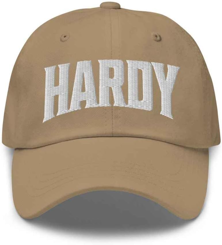 Hardy Baseball Cap Hardy Dad Hat Nebraska NE Hat Embroidered Souvenir