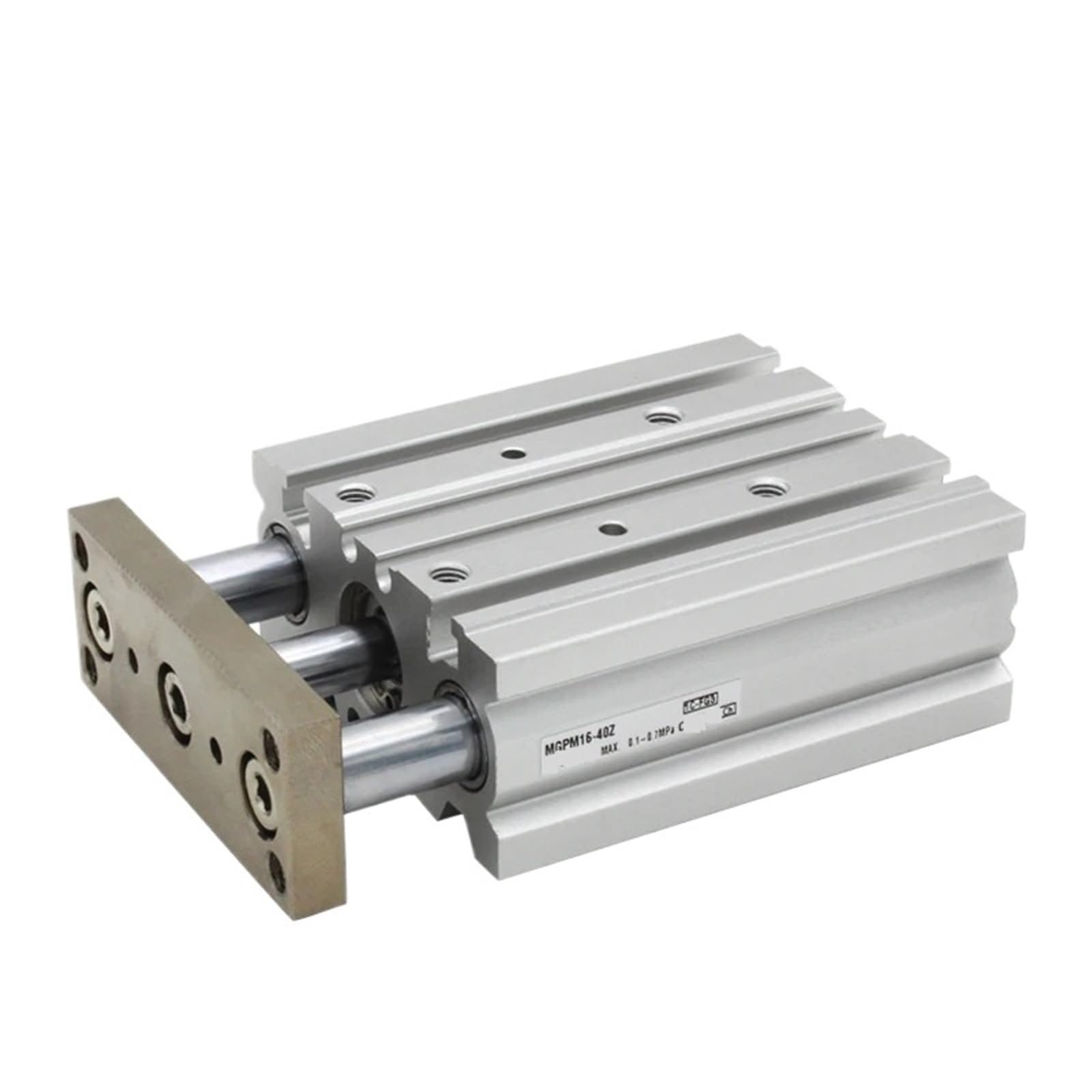 Vérin pneumatique guidé MGPM25 pour stopper les vibrations mécaniques