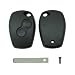 Car Passion - Carcasa de llave con 2 botones para Renault Clio,...