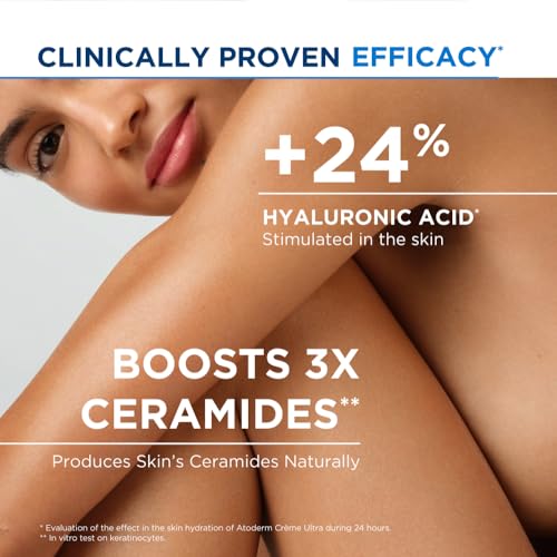 Image of Bioderma Atoderm Creme Ultra-Nourishing - Moisturizer For Normal To Sensitive Dry Skin, 200ml