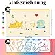 Yoosso 10 Stück DIY Blanko Stoffbeutel Set, Stoff Federmäppchen, Federmäppchen,Reise Kulturbeutel, Segeltuch Kosmetiktasche, 21 x 12 CM