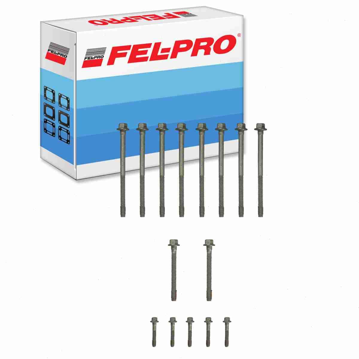 Cylinder Head Bolt Set Compatible with Chevrolet Silverado 1500 4.8L 5.3L 6.0L V8 1999-2004