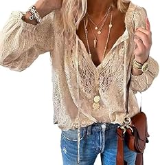 Apricot Boho Tops