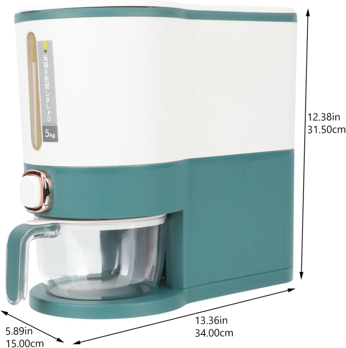 Rice Dispenser Storage Rice Bin Kitchen Storage Containers Container Bucket