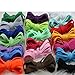 Saliency Flat Shoelaces for Sports Shoes Boots Sneakers Skates 12 pairs (Assorted Colors)