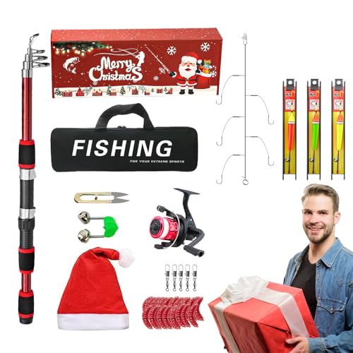 Set de canne pour débutants compact : apprenez la pêche sans nœuds