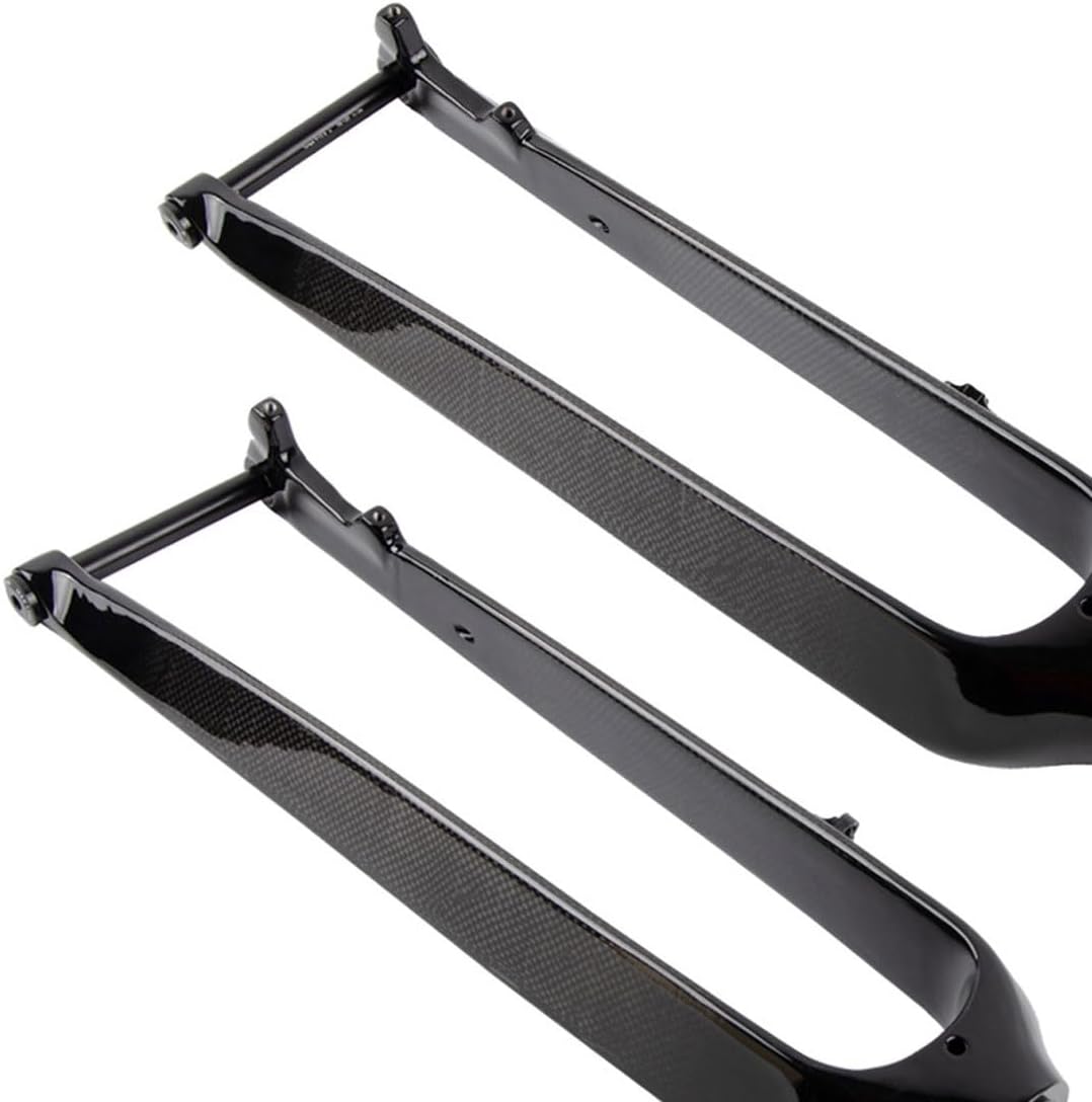 Carbon Mountain Bike Rigid Fork 26'' 27.5'' 29'' Rigid Fork Disc Brake 15x100mm Thru Axle Front Fork 1-1/2'' Tapered Steerer Tube Threadless