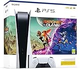 Sony PS5 PlayStation 5 Consola Bluray (versión con lector de disco) 825GB SSD, 4K, HDR + Ratchet and Clank: Rift Apart [Playstation 5]