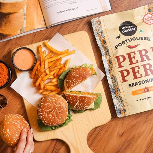 Image of Urban Platter Portuguese Peri Peri Seasoning Mix, 1Kg (an All Purpose Seasoning, Perfect for Pop Corn, Pasta, Fries Seasoning | Dairy-Free) [HoReCa Pack]