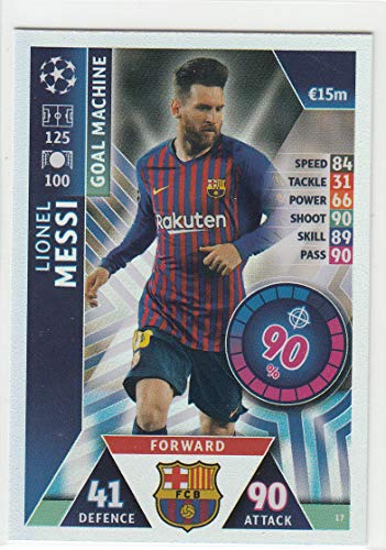 Preisvergleich Produktbild Match Attax Champions League 2018 / 19 Messi Tormaschine Sammelkarte
