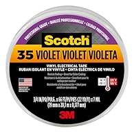 Violet, 0.178mm x 19mm x 20m roll supplied in a protective case High dielectric strength, provides moisture tight mechanical & electrical protection with minimum bulk Excellent resistance to abrasion, moisture, alkalis, acids, corrosion and varying w...