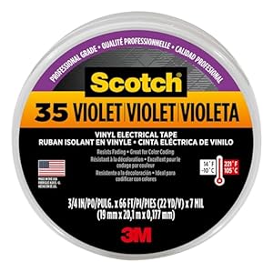 Scotch 35 Vinyl Elektro-Isolierband Violett