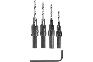 BOSCH SP515 - High-Performance 5 Piece Countersink Drill Bit Set
