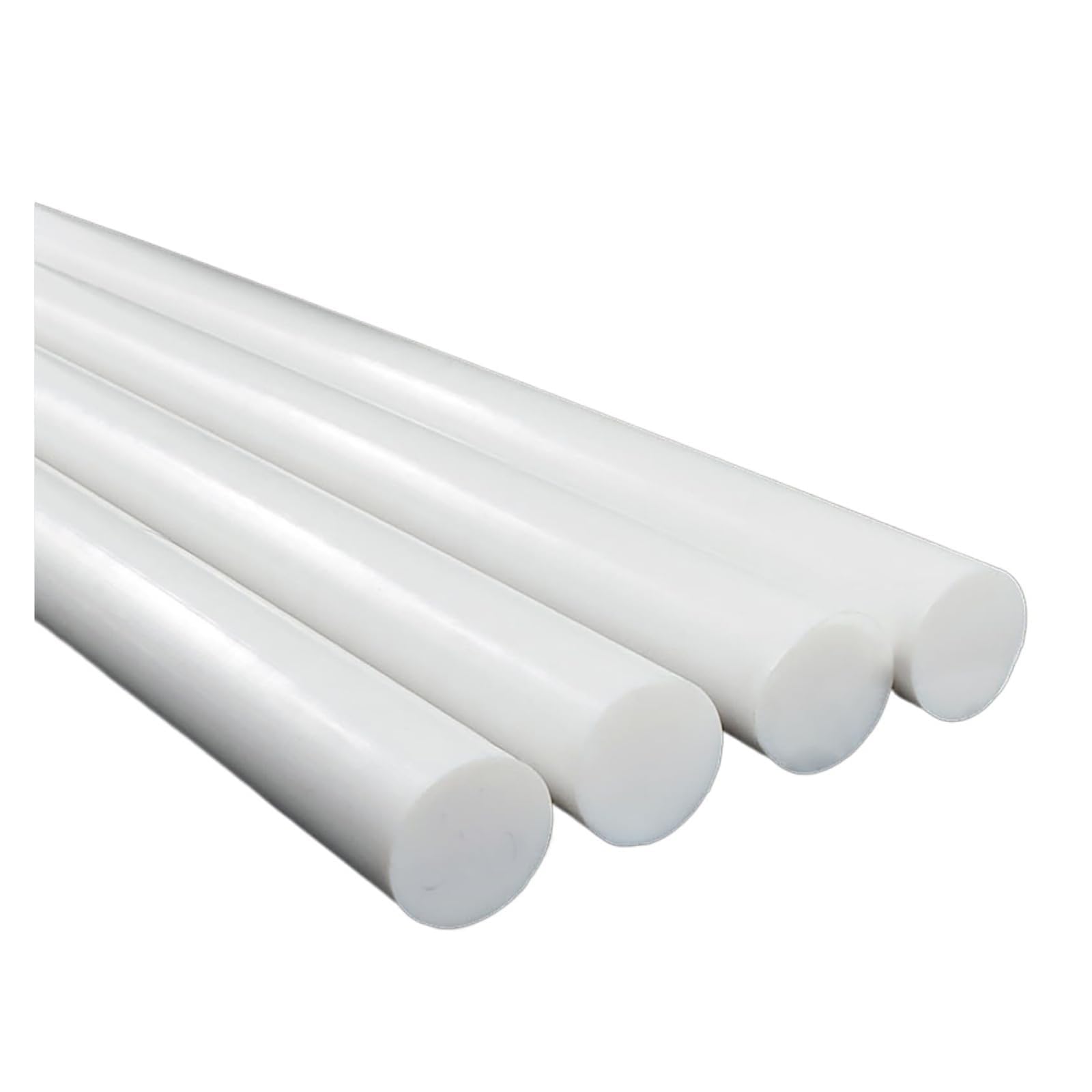 Barra de teflón blanca de 14mm cilindro macizo de PTFE pack de 4 varillas de 50cm
