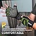 ihuan Ventilated Weight Lifting Gym Workout Gloves with Wrist Wrap Support for Men & Women, Full Palm Protection, for Weightlifting, Training, Fitness, Hanging, Pull ups (Dark Green, M)