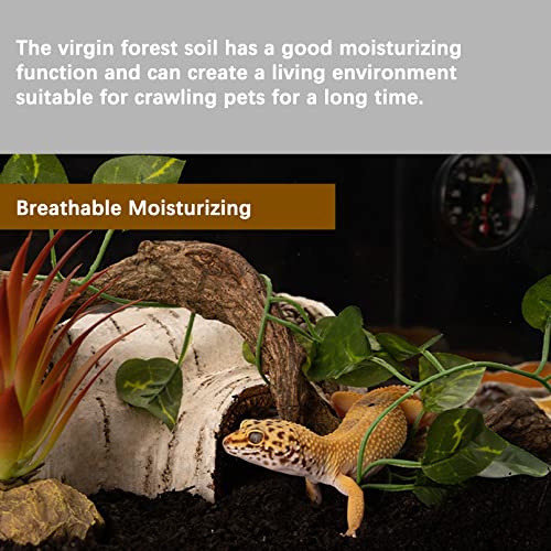 Bnosdm Reptile Substrate Peat Soil Snake Hibernant Moisturizing Soil Terrarium Bedding For Bearded Dragon Tortoise Lizard Frog Tarantula #TOP23