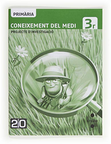 Portada de Coneixement del medi, Projecte d'investigació: El meu poble. 3 Primària. Connecta 2.0
