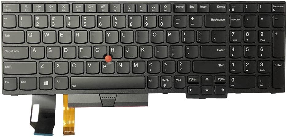 GinTai US Keyboard with Backlit for Lenovo ThinkPad T14 (T14 Gen1) T15 (T15 Gen 2) P15S (Gen 1/2) 5N20V77927 5N20V78108 5N20V7890 5N20V77999 5N20V78907 20S1 20T4 20T5 20S7 20S6 20W7 20W6 20W5 20W4