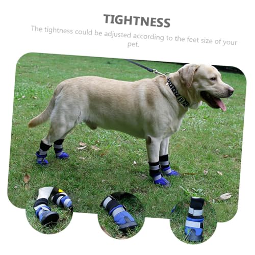 Protection durable des pattes pour grands chiens chaussures imperméables - 3