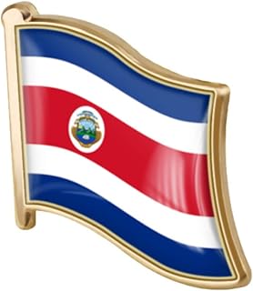 vmcoatdu Country Flag Pin Badge International Travel Brooch Metal Alloy Souvenir Pin for Hat Clothes Backpack