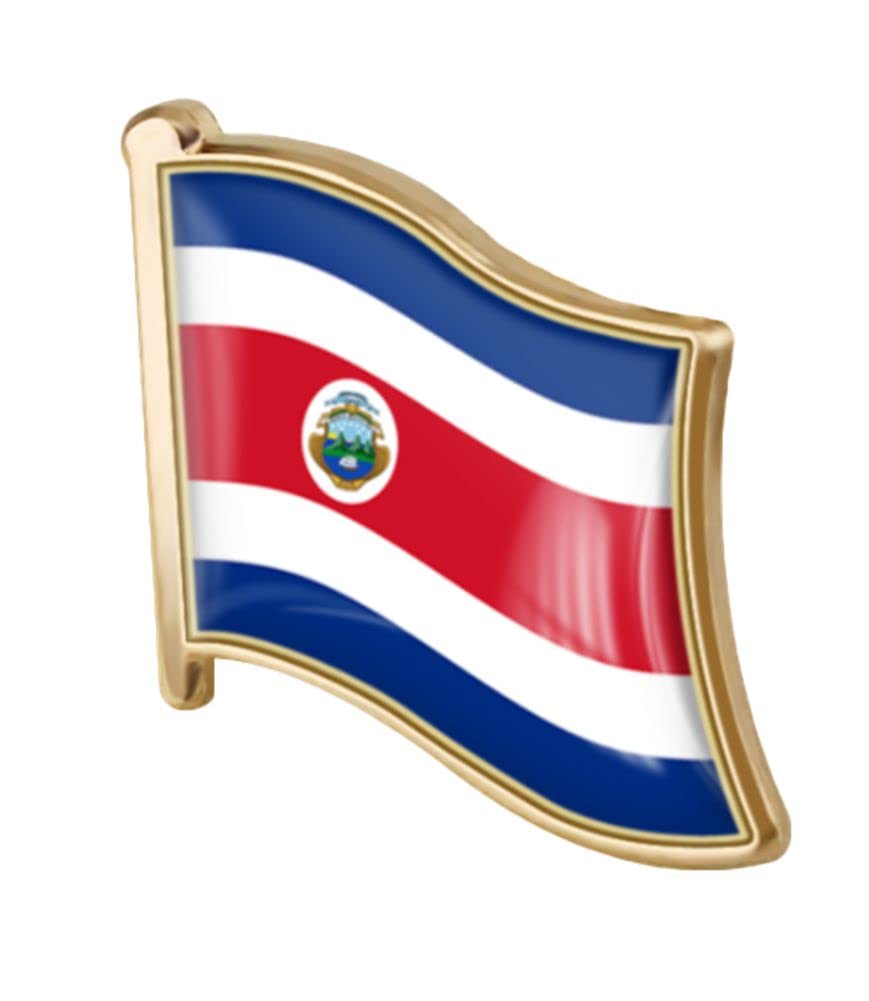 vmcoatdu Country Flag Pin Badge International Travel Brooch Metal Alloy Souvenir Pin for Hat Clothes Backpack