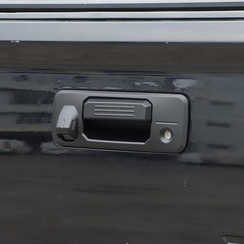 Miniatura 6 de CHEAYAR Funda para puerta trasera compatible con Toyota Tundra 2014-2021, cubierta de manija de puerta trasera de ABS para puerta trasera, moldura