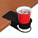 Do4U Drinking Home Office Table Desk Side Huge Clip Water Drink Beverage Soda Coffee Mug Holder Cup Saucer Design (Black)