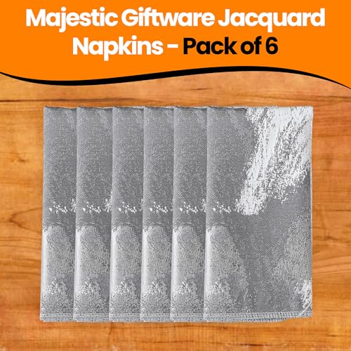 Servilletas de Tela Jacquard Majestic Giftware 6 unidades miniatura 6