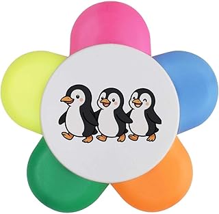 Azeeda 'Penguin Parade' Flower Shape Highligh...