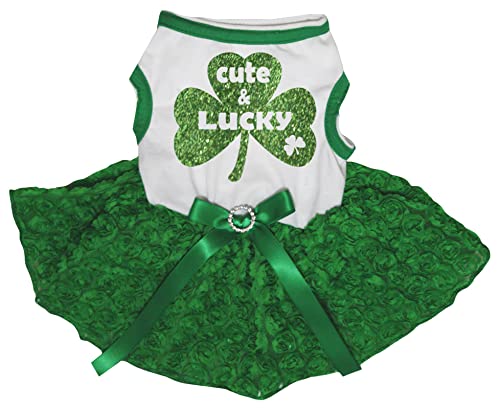 Robe pour chiot trèfle XXL pour chien large difficile à habiller