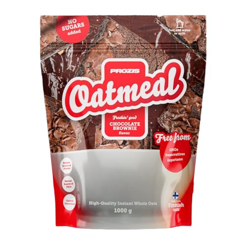 PROZIS - PROZIS OATMEAL 1 KG - FARINE AVOINE INTEGRAL SOLUBLE - goûts au choix (brownie chocolat)