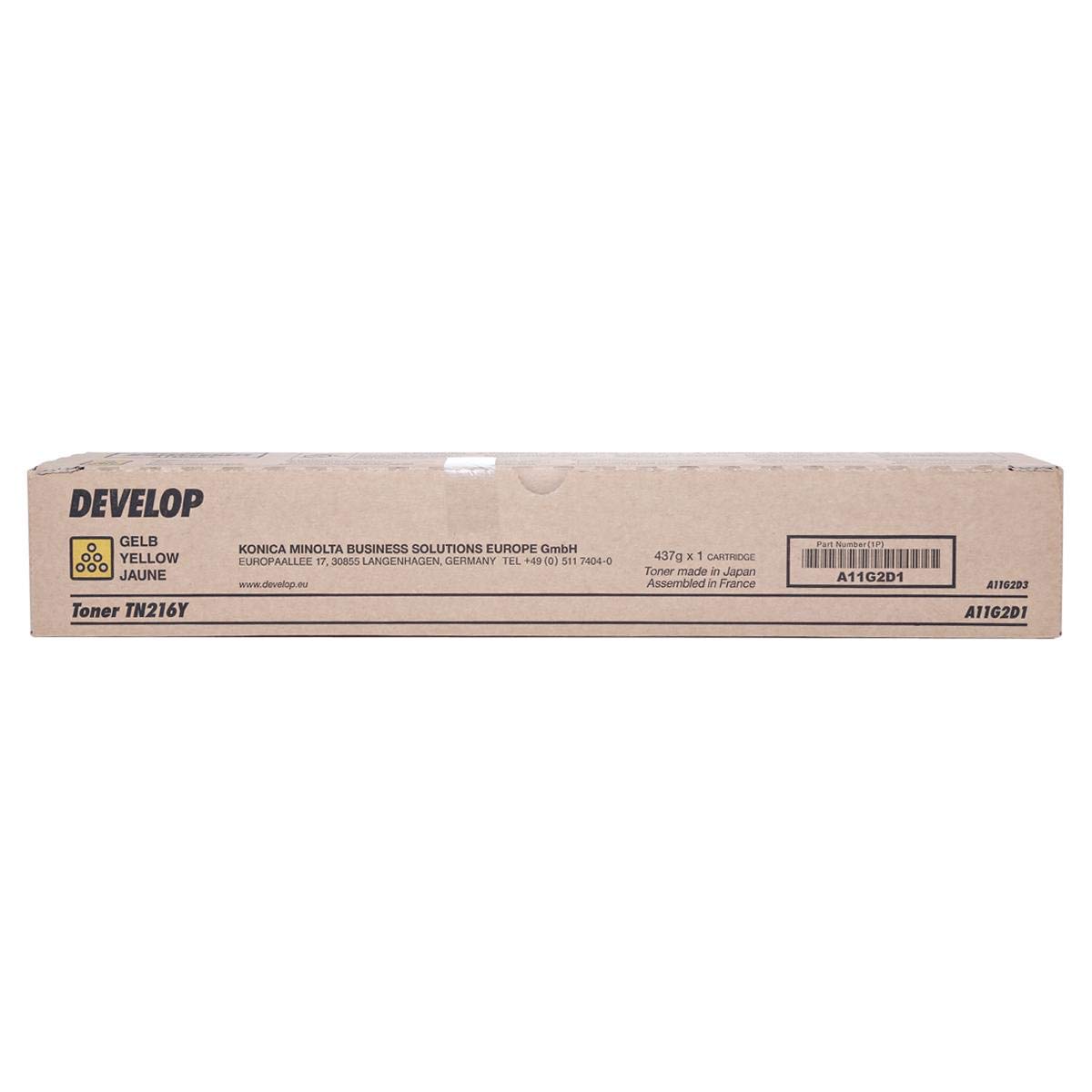 Develop Toner Cartridge - Tn216y, Yellow