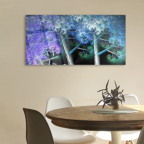 Image sur verre 100x50cm déco murale chambre tableau forêt salon - 3