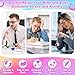 Seeloowy 60 Pcs Keyboard Fidget Toy Fidget Clicker Keyboard Keychain Decompression Relief Toys Button Stress Relief Gifts for Adults and Kids Relieve Stress and Pass The Time